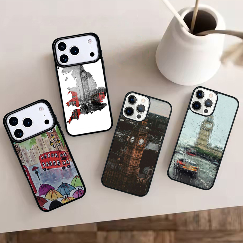 Phone Cases London - Casing Ponsel Silikon London Red Bus