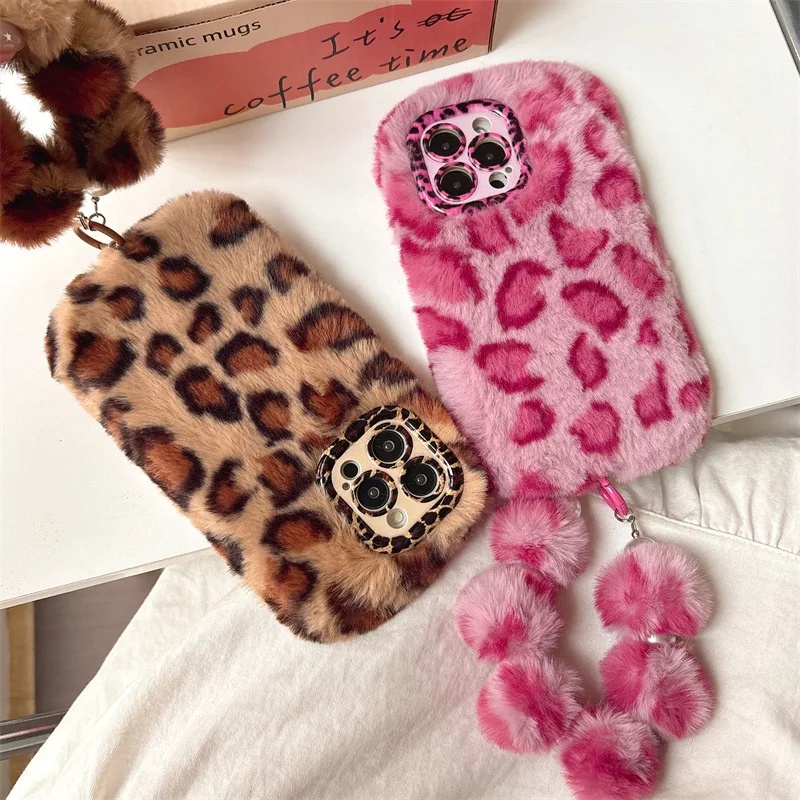 Phone Cases Iphone 13 - Casing Telepon dengan Lensa Berbahan Bulu